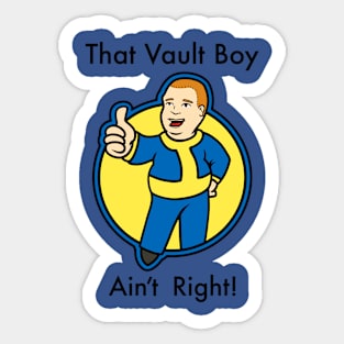 Vault Boy Bobby Head Sticker